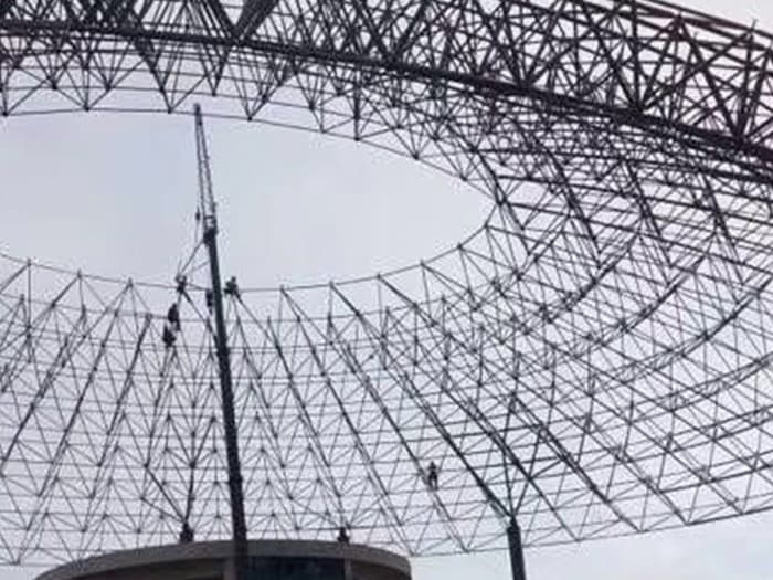 乐清篮球馆球形网架厂家价格